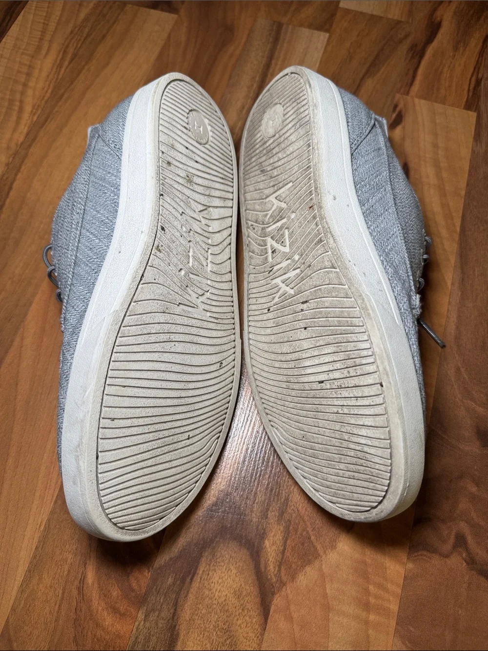 Kizik porto Men 7.5 women‘s 9 shoes sneakers hands free alloy heather coastal